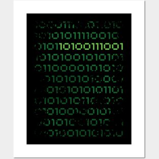 Binary 1337 Posters and Art